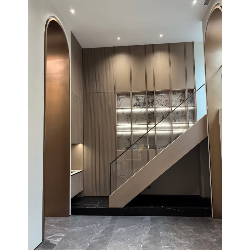 How can small apartments maximize vertical space through wall cabinet design?